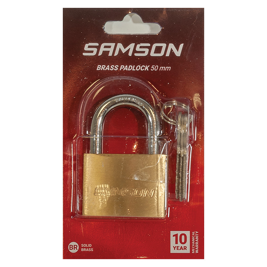 Samson Padlock Brass 50mm