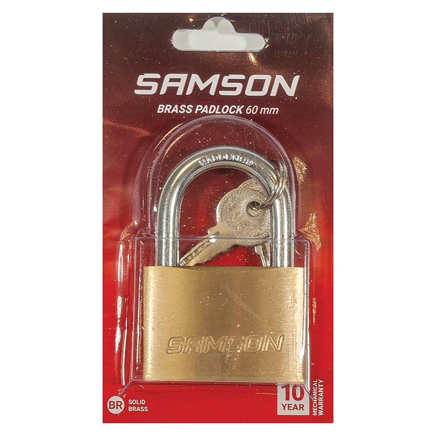 Samson Padlock Brass 60mm