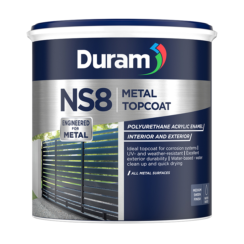 DURAM NS8 METAL TOPCOAT 1L - Black