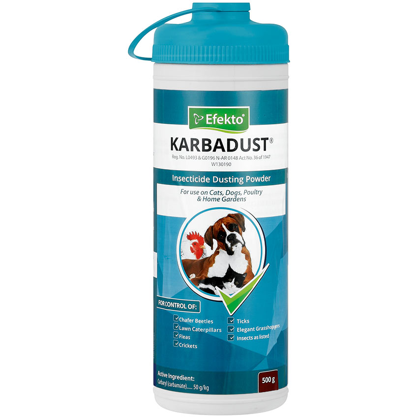 EFEKTO TICK & FLEA KARBADUST - 500g