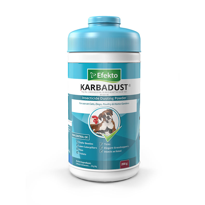 EFEKTO TICK & FLEA KARBADUST - 200g