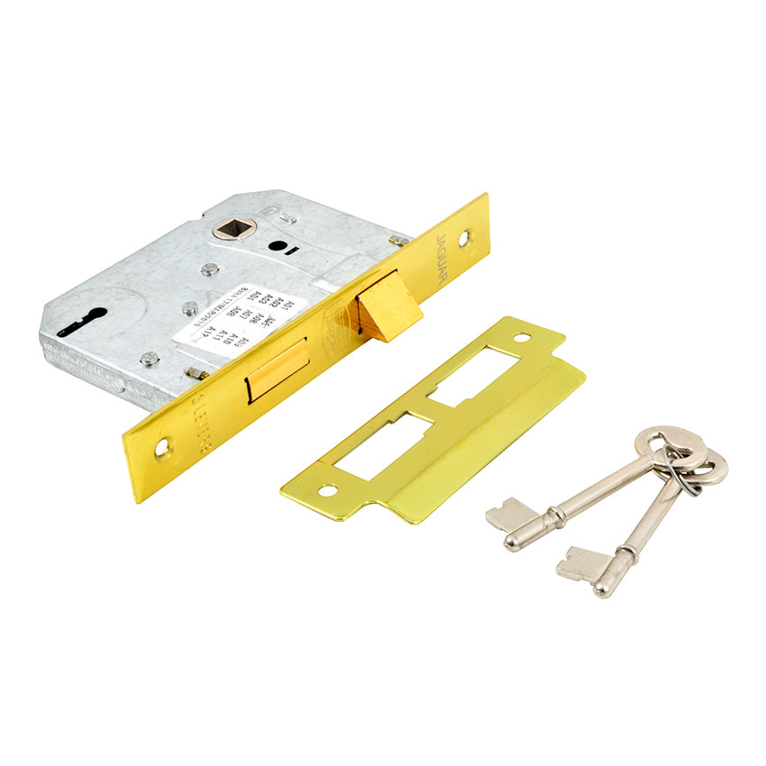 Jaguar Lock Body - Brass - SABS - 3