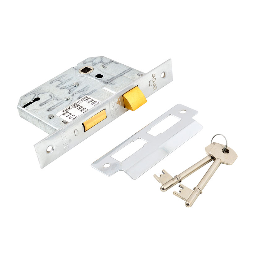 Jaguar Lock Body - Chrome Plated - SABS - 4