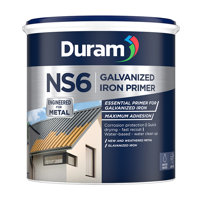 DURAM NS6 GALVANIZED IRON PRIMER 1L - YELLOW