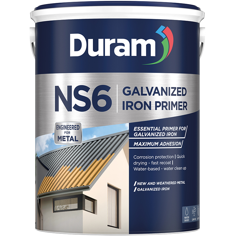 DURAM NS6 GALVANIZED IRON PRIMER 5L - YELLOW