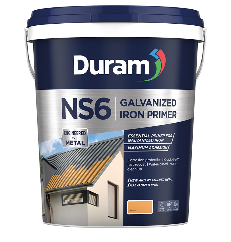 DURAM NS6 GALVANIZED IRON PRIMER 20L - YELLOW