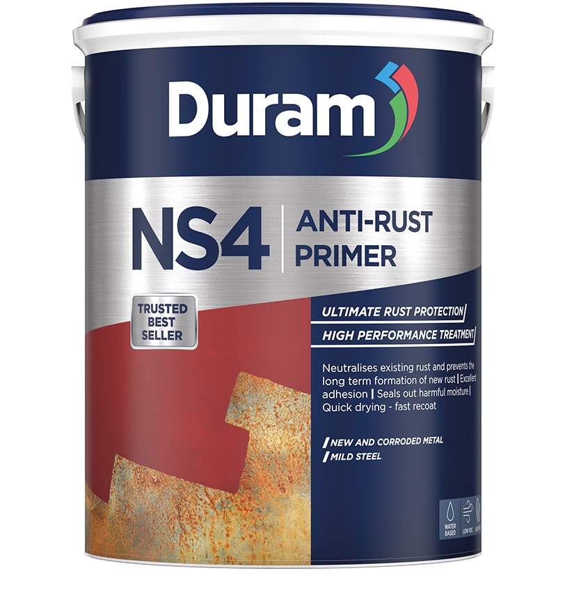 DURAM NS4 ANTI-RUST COATING 5L - Black