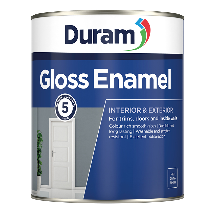 DURAM GLOSS ENAMEL 1L - White
