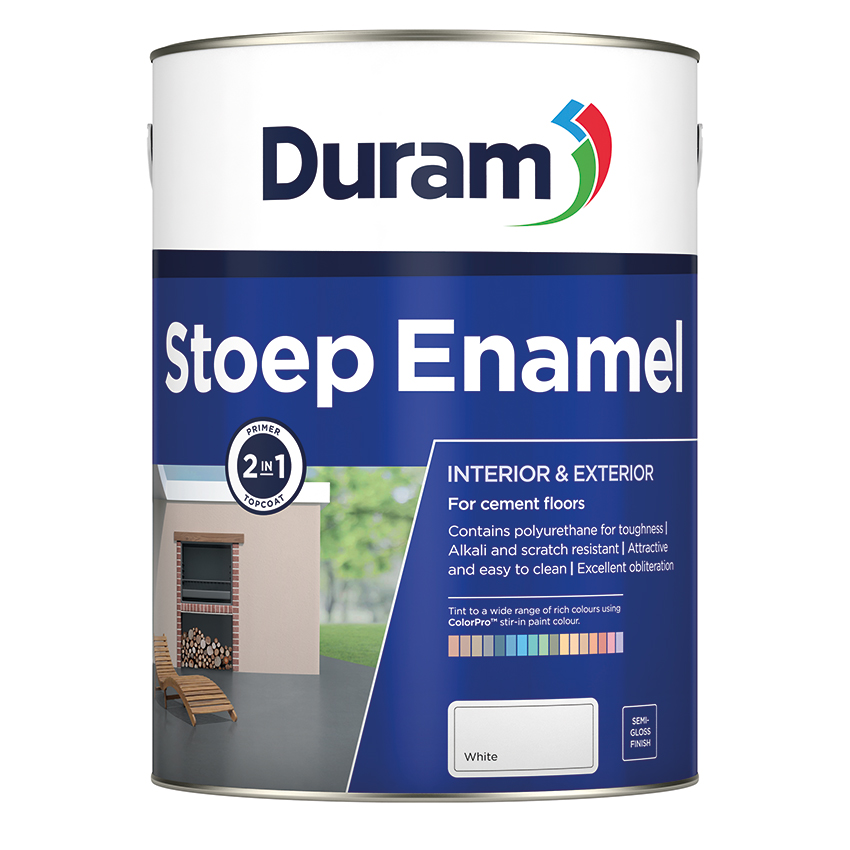 DURAM STOEP ENAMEL 5L - Black
