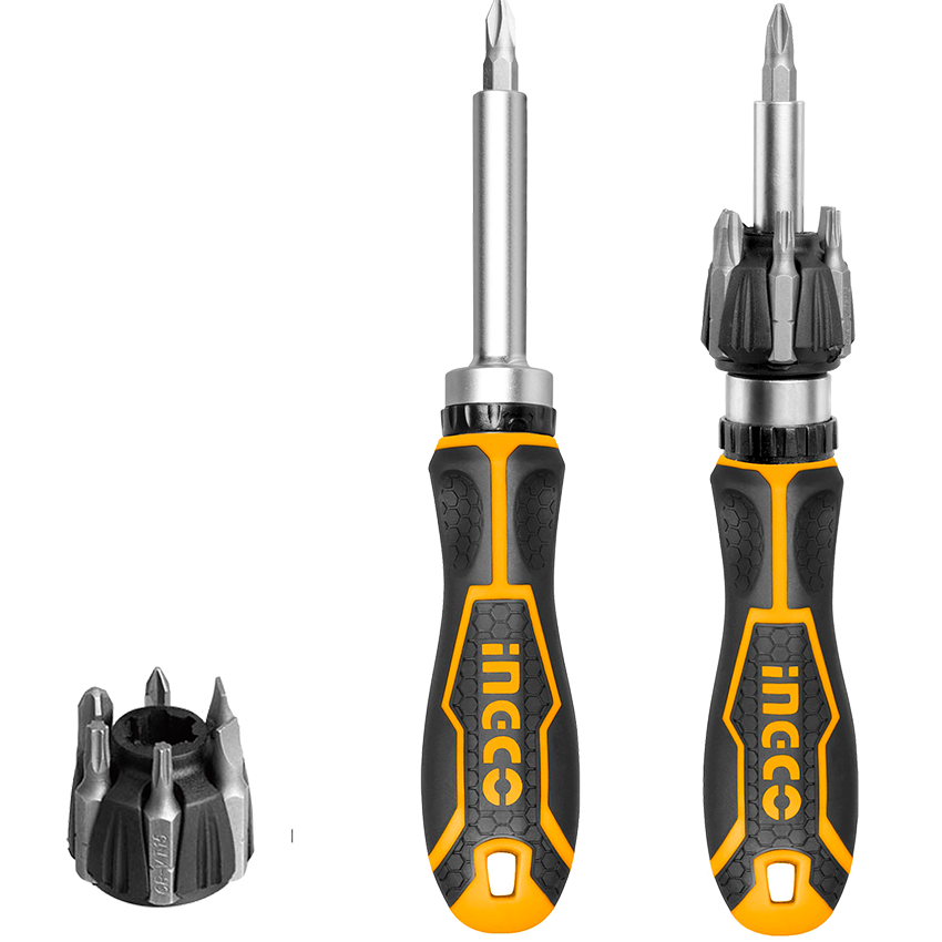 INGCO 8 PIECE RATCHET SCREWDRIVER (AKISD0808)