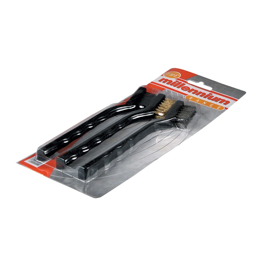 ACADEMY MINI WIRE BRUSH SET - 3 PACK