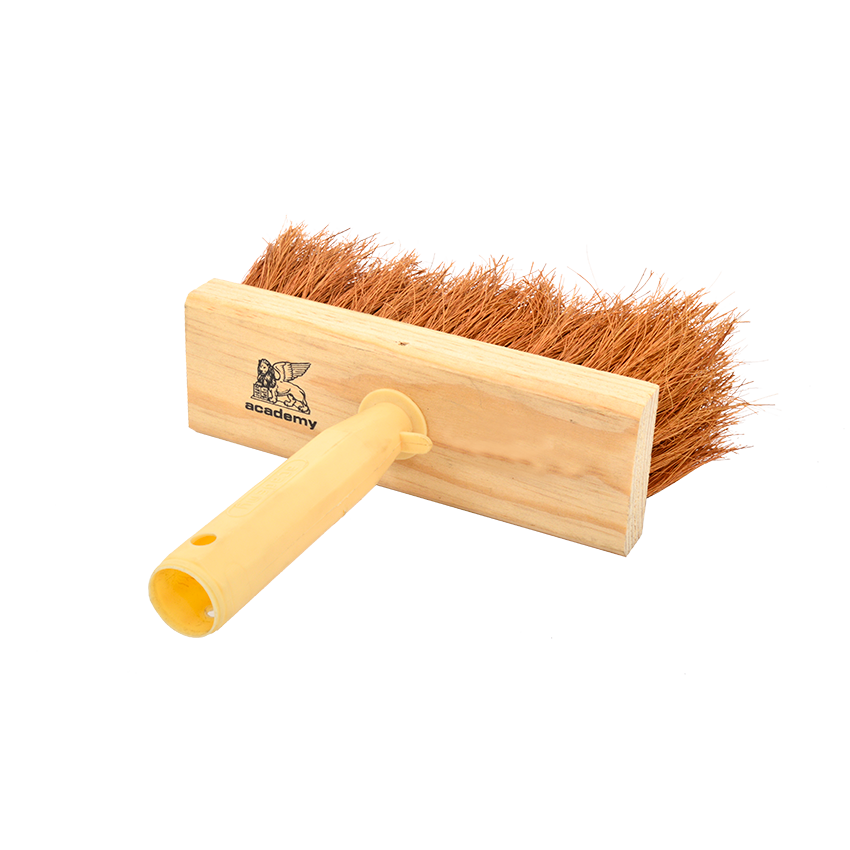 ACADEMY WHITE WASH BROWN FIBRE BRUSH 190MM