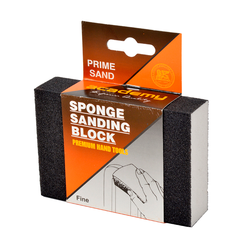 ACADEMY SANDING BLOCK - SPONGE - FINE