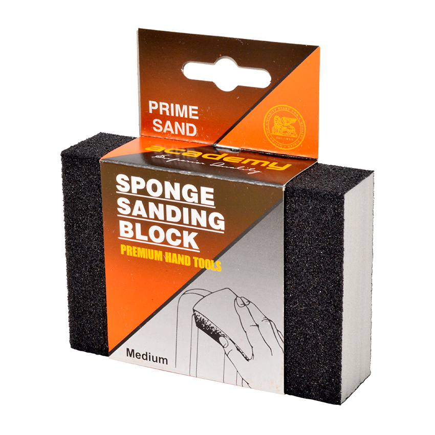 ACADEMY SANDING BLOCK - SPONGE - MEDIUM