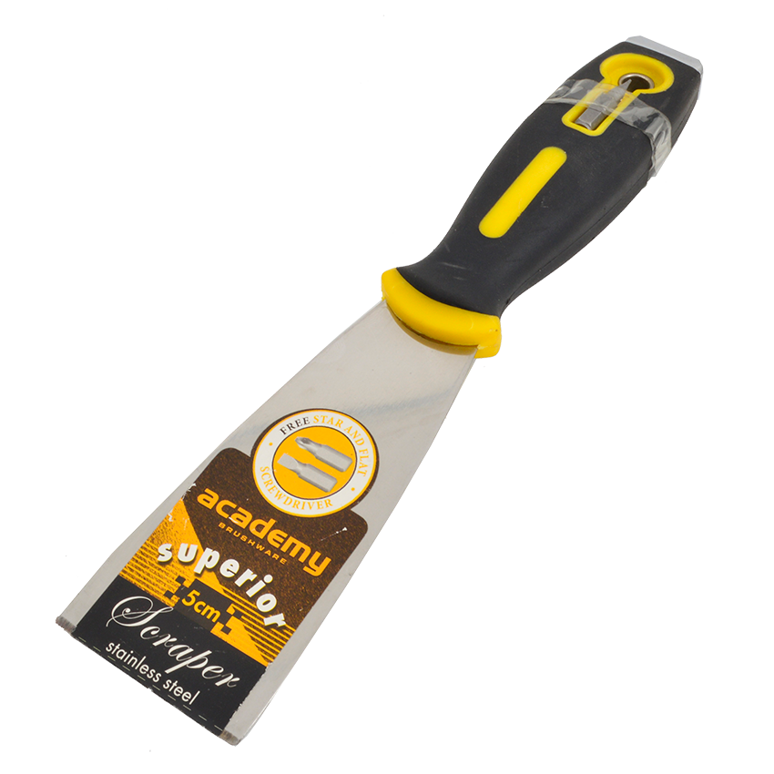 ACADEMY STAINLESS STEEL SCRAPER - 50MM