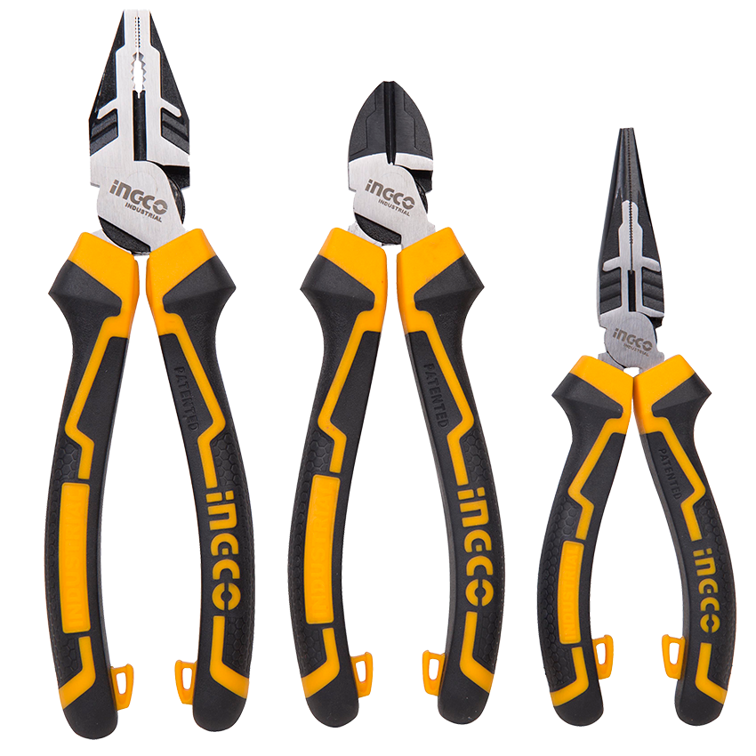 INGCO 3 PIECE HIGH LEVERAGE PLIER SET (HKHLPS2831)