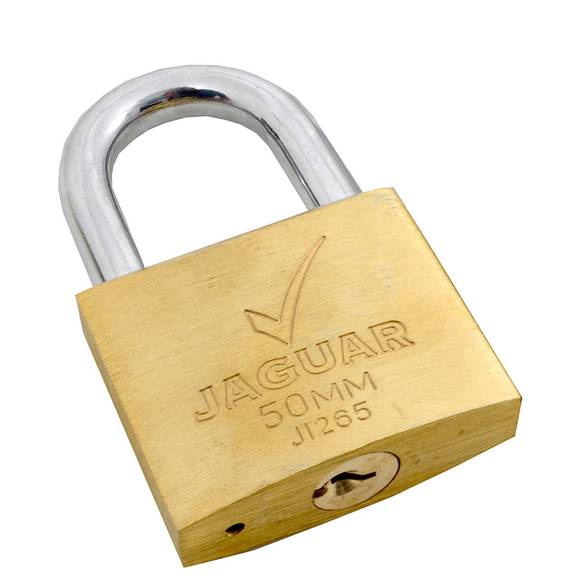 Jaguar Brass Padlock - 50mm