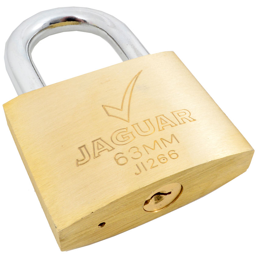 Jaguar Brass Padlock - 63mm