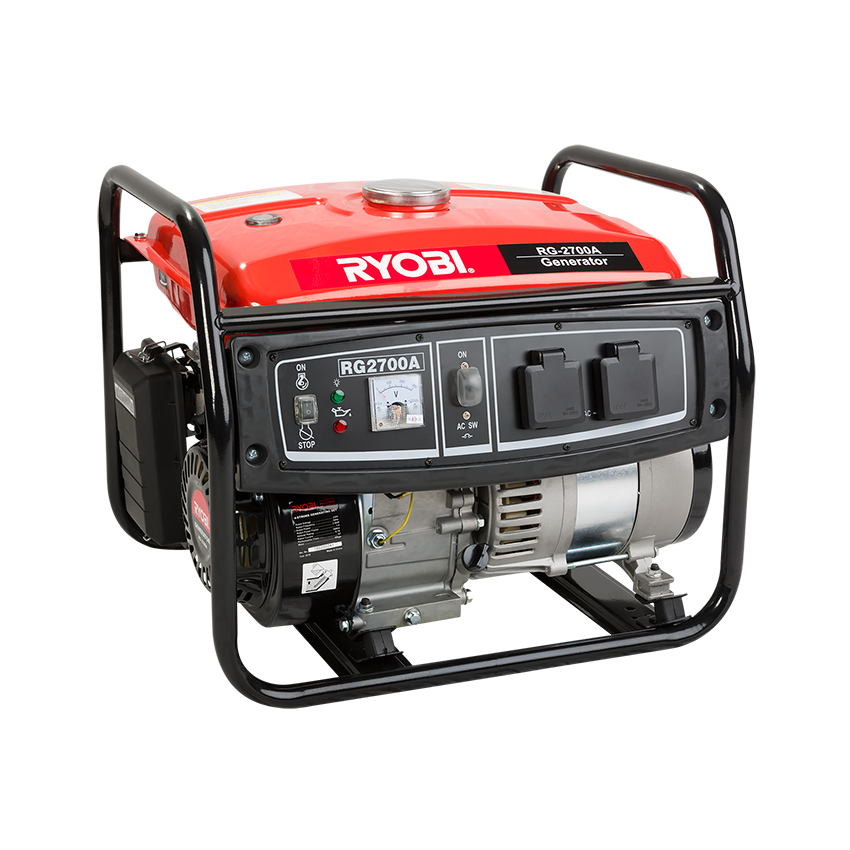 RYOBI GENERATOR PULL-START 4-STROKE 2500W (RG-2700)