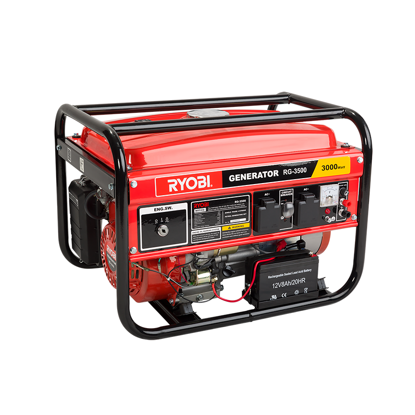 RYOBI GENERATOR KEY-START 4-STROKE 3500W (RG-3500)