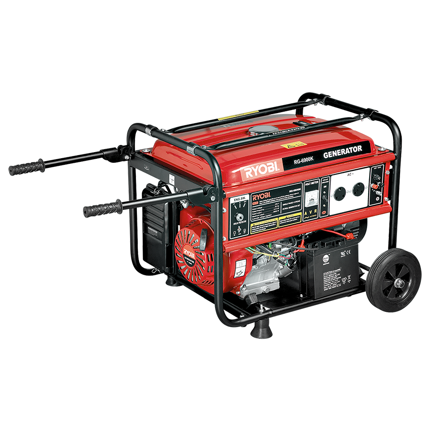 RYOBI GENERATOR KEY-START 4-STROKE 5500W (RG-6900K)