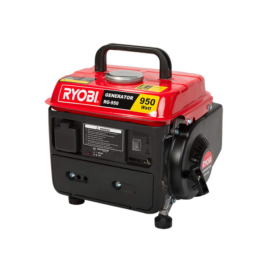 RYOBI GENERATOR PULL-START 2-STROKE 950W (RG-950)