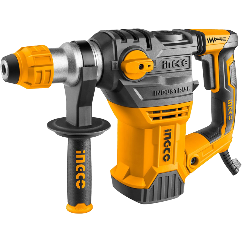 INGCO ROTARY HAMMER DRILL 1500W PA6 IN BLOW MOULDED CASE (RH150028)