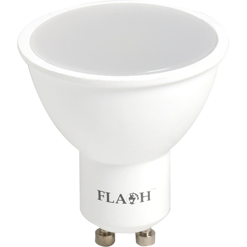 FLASH LED GU10 120DEG 4W FROSTED GLOBE - DAYLIGHT