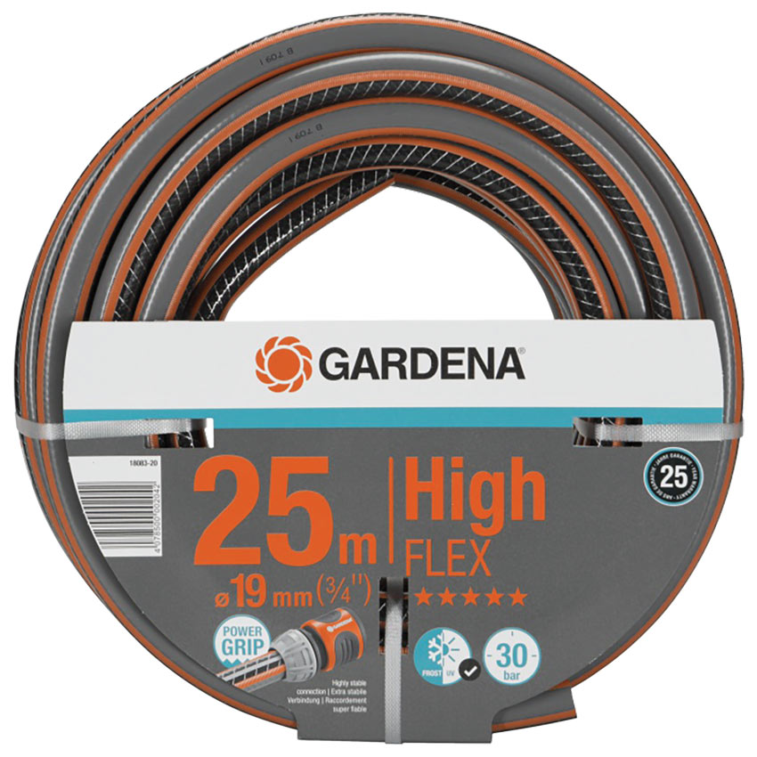 GARDENA Comfort HighFLEX Hose - 19 mm (¾") x 25 metres