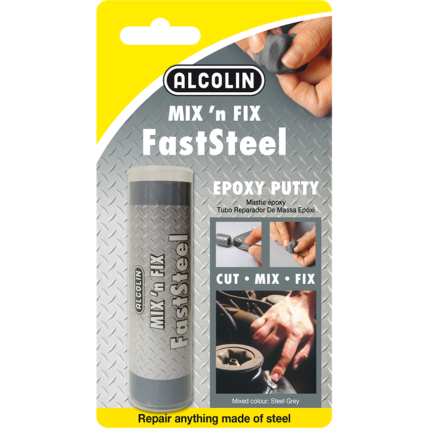 ALCOLIN ADHESIVE MIX 'N FIX FASTSTEEL 57G