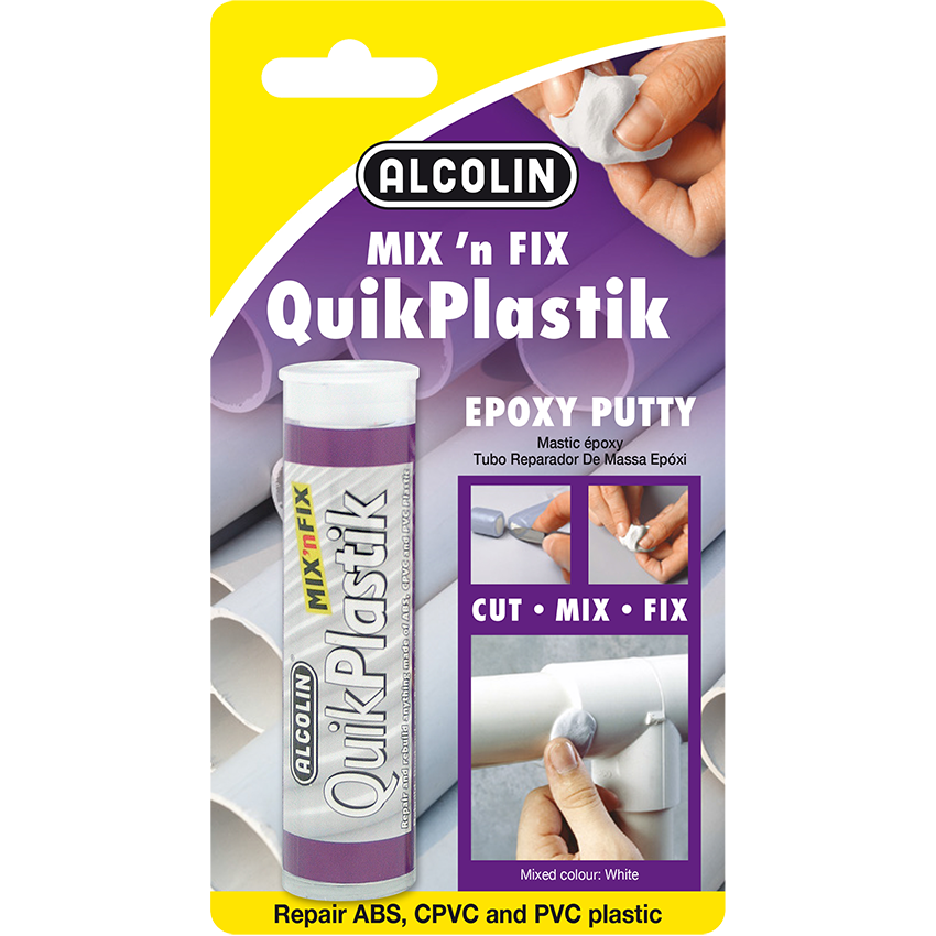 ALCOLIN ADHESIVE MIX 'N FIX QUIKPLASTIK 57G
