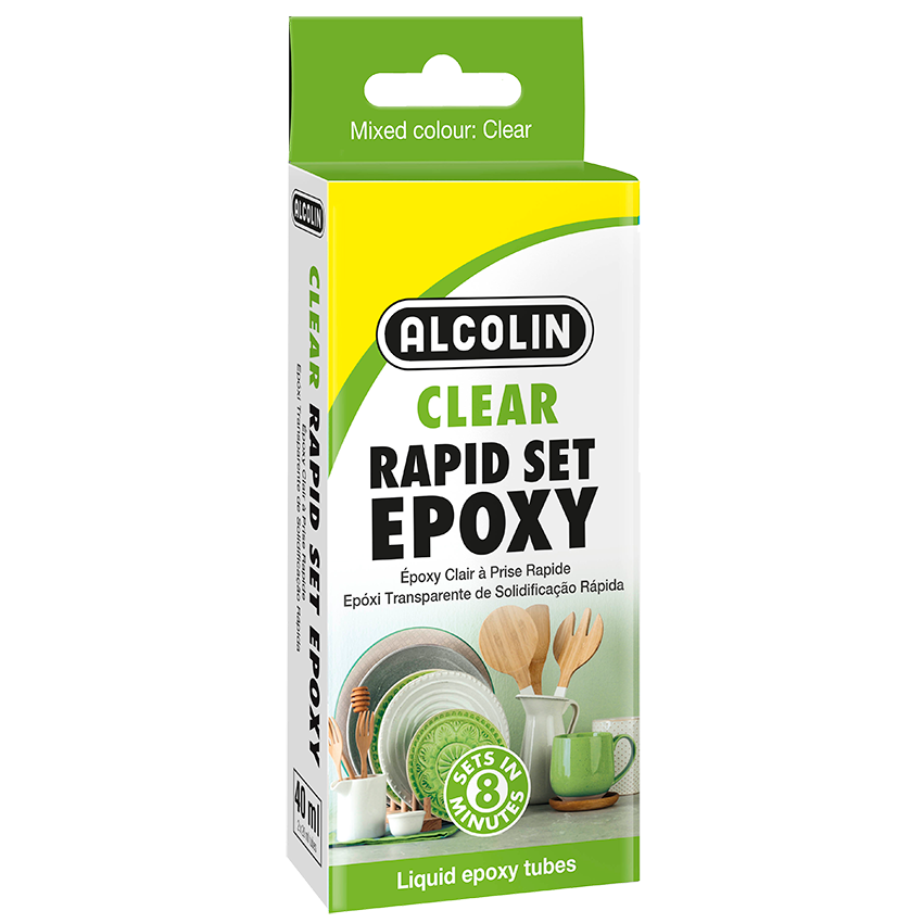 ALCOLIN ADHESIVE EPOXY LIQUID RAPID SET 40ML - CLEAR