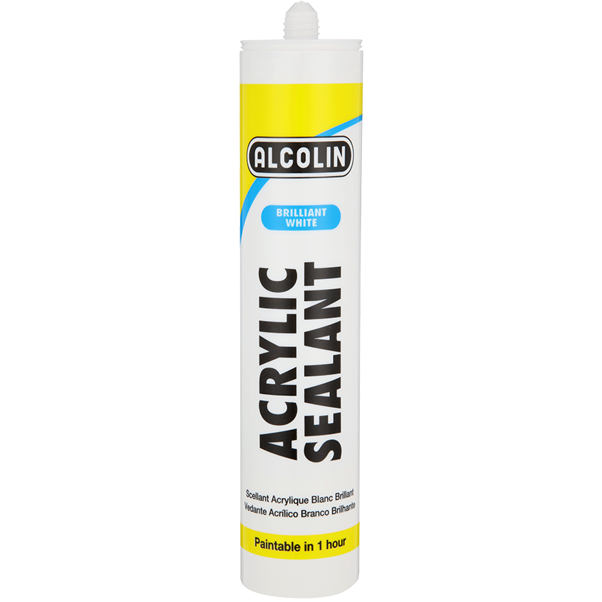 ALCOLIN ACRYLIC SEALANT 280ML - BRILLIANT WHITE
