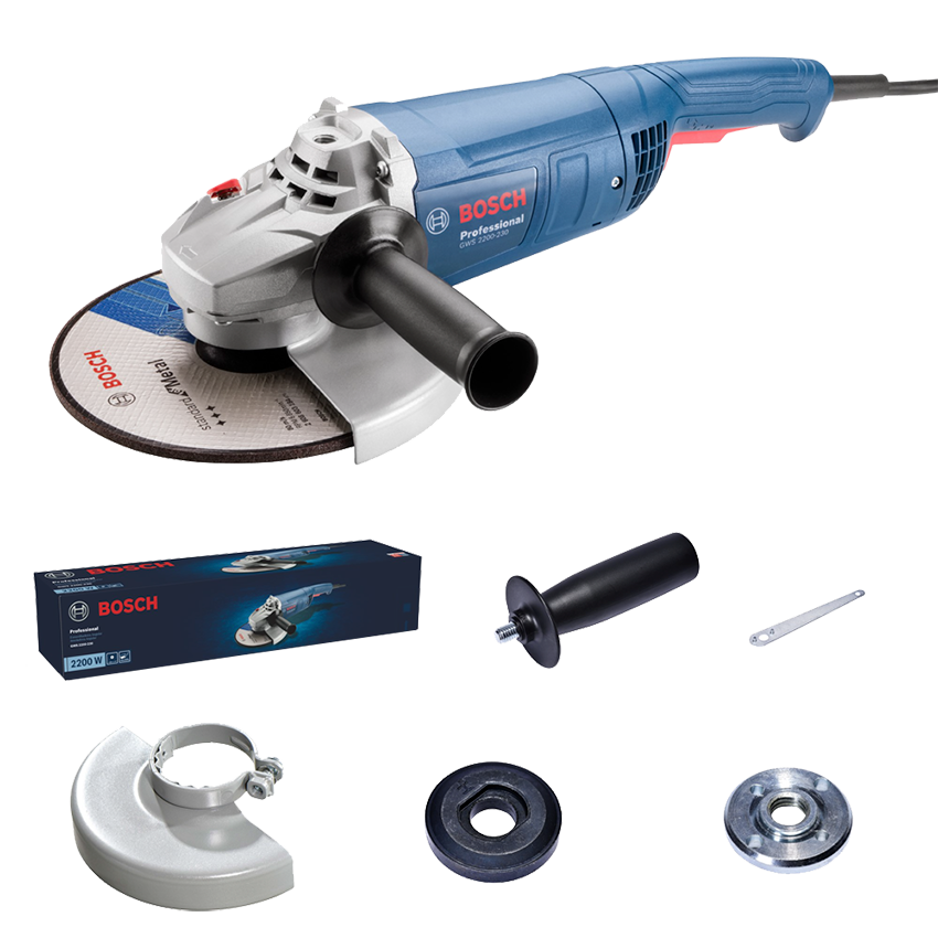 BOSCH GRINDER ANGLE ST 2200W GWS 2200-230 5.4KG