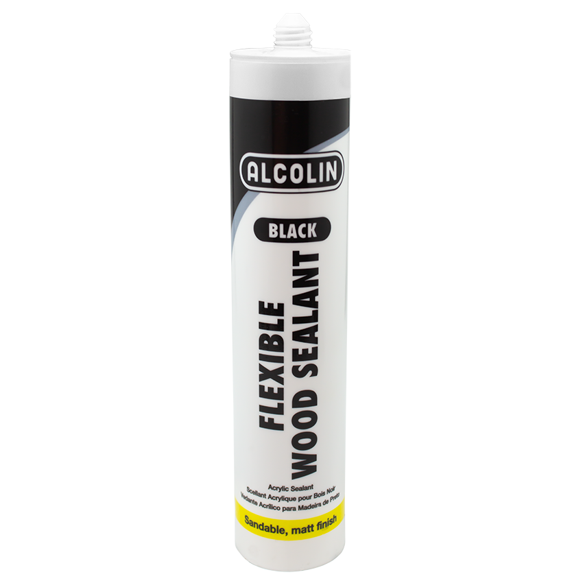 ALCOLIN FLEXIBLE WOOD SEALANT 280ML - BLACK