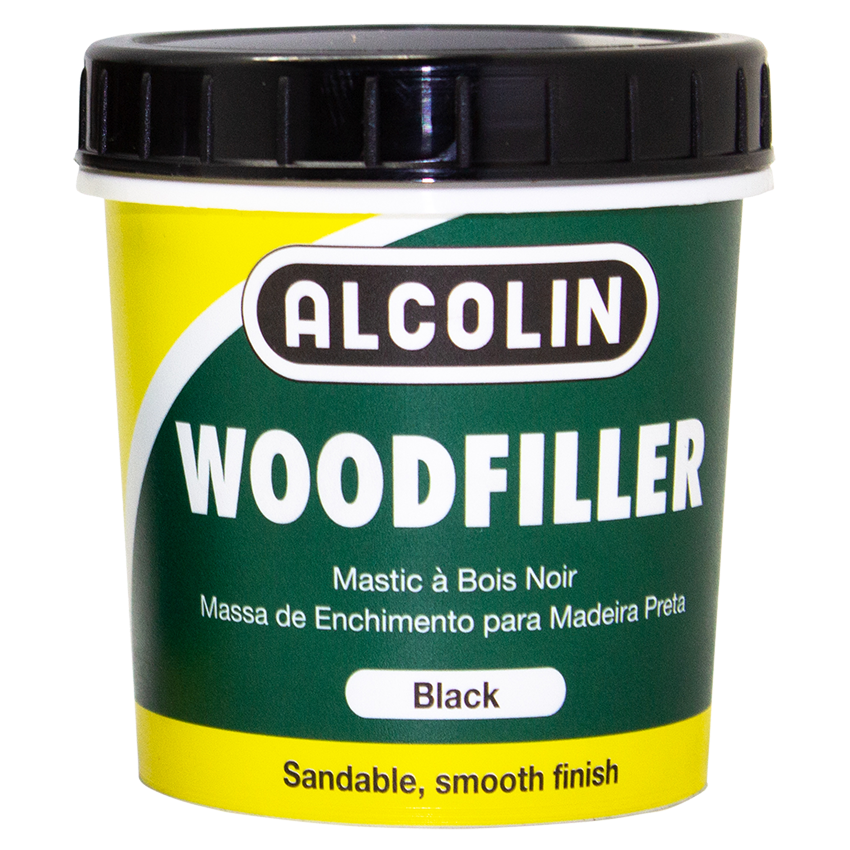 ALCOLIN WOODFILLER - 200G, BLACK