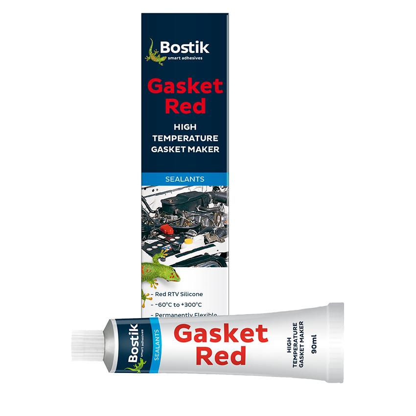 BOSTIK AUTOMOTIVE GASKET RED 90ML B/CARD