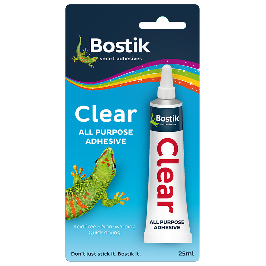 BOSTIK ADHESIVE CLEAR - 25ML BLISTER