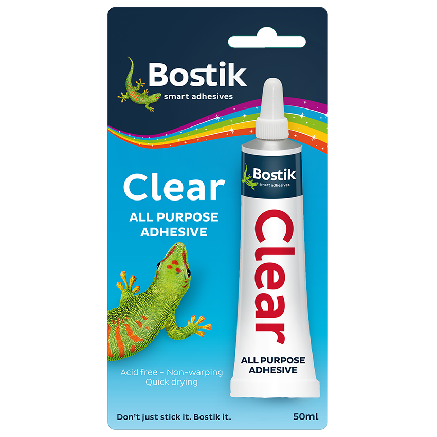 BOSTIK ADHESIVE CLEAR - 50ML