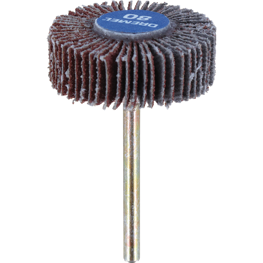 DREMEL FLAP WHEEL 48MM HEIGHT 286MM GRIT 80 502