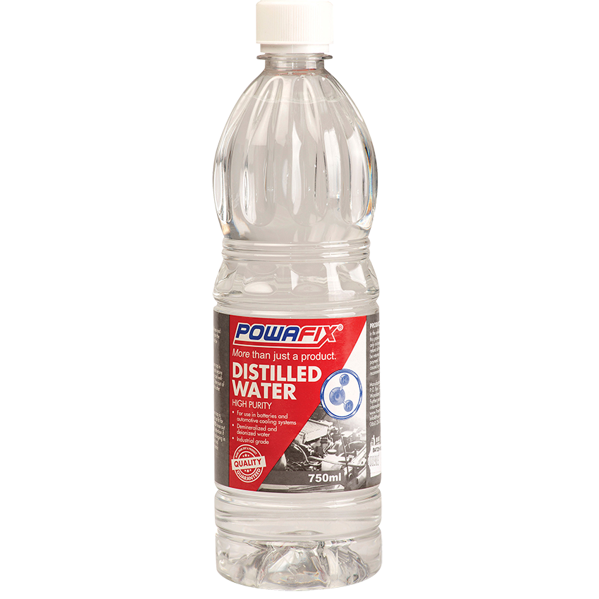 POWAFIX DISTILLED WATER - 750ML