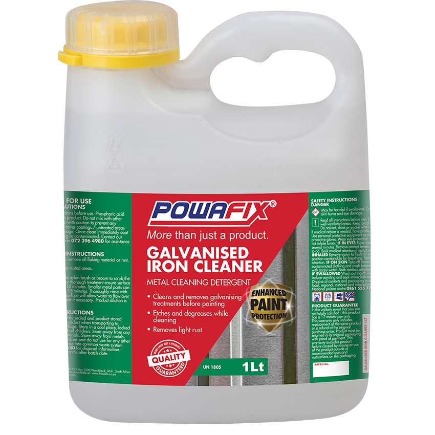 POWAFIX GALVANISED IRON CLEANER - 1L