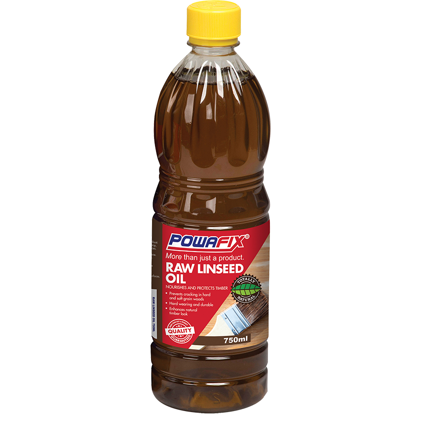 POWAFIX RAW LINSEED TIMBER OIL - 750ML