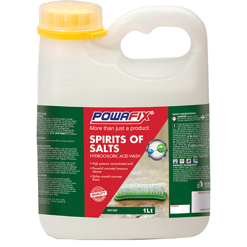 POWAFIX SPIRITS OF SALTS - 1L