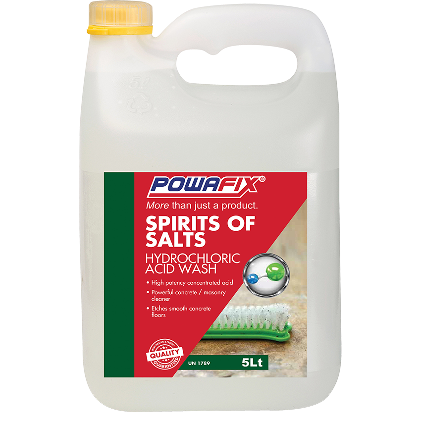 POWAFIX SPIRITS OF SALTS - 5L