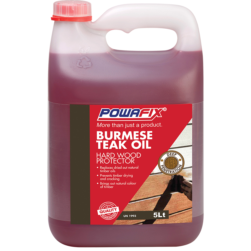 POWAFIX BURMESE TEAK OIL - 5L