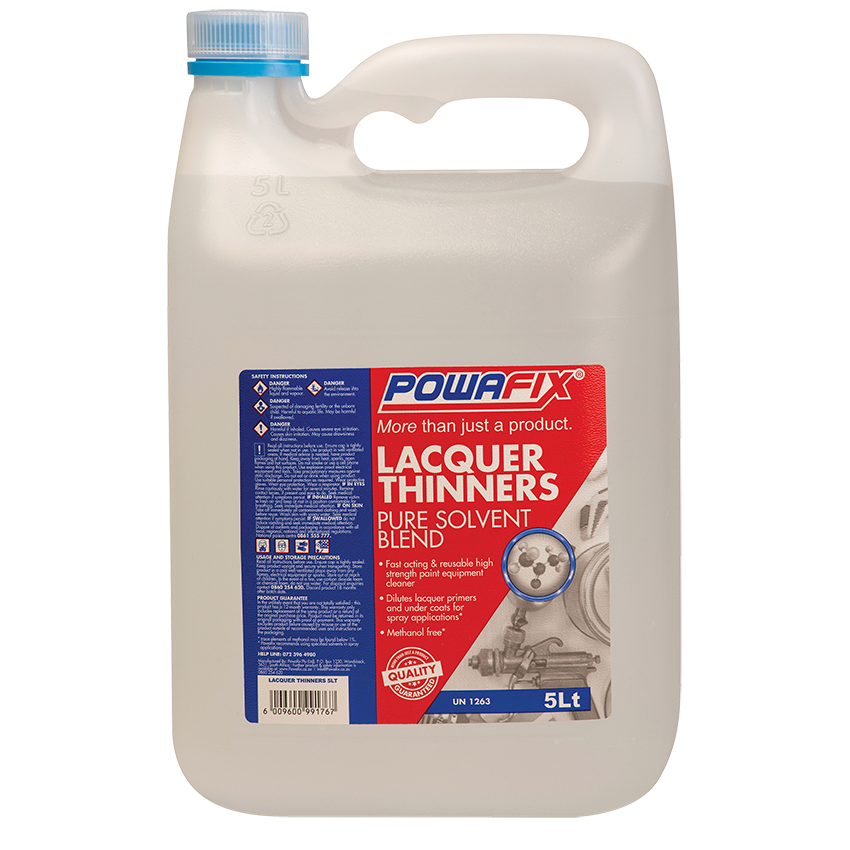 POWAFIX METHANOL FREE LACQUER THINNERS - 5L