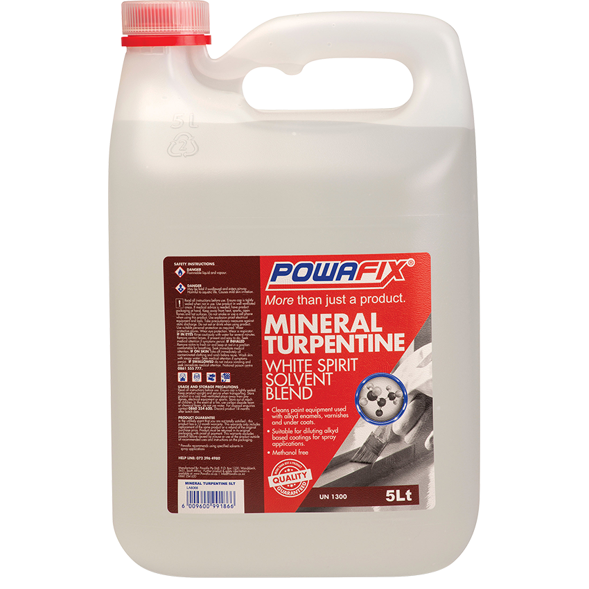 POWAFIX MINERAL TURPENTINE - 5L
