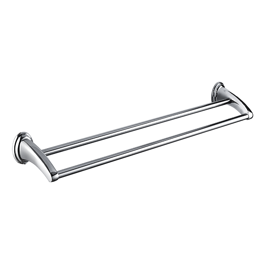 Bay Double Towel Rail Chrome 600mm