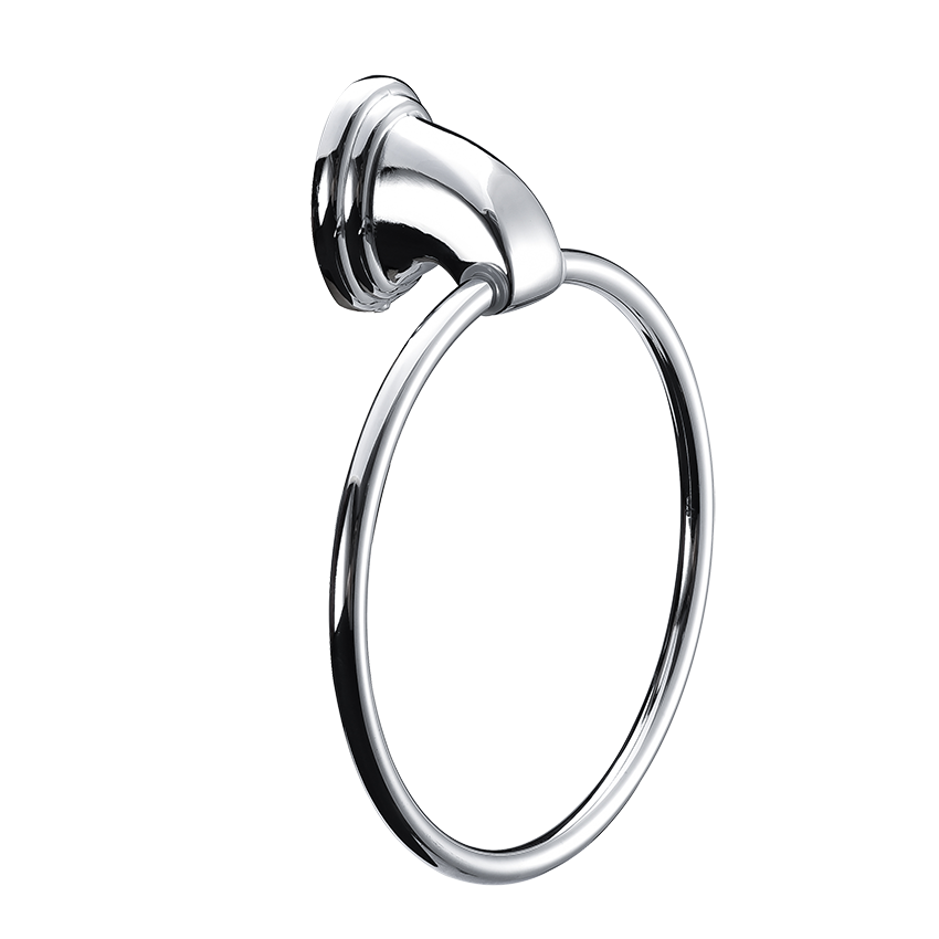 Bay Towel Ring Chrome